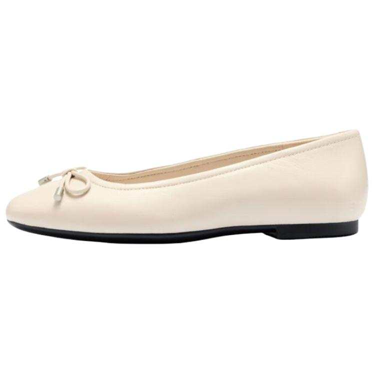 Ecco Dance Joy Collection Sheepskin Casual Shoes 1CM Women's Lime Gray