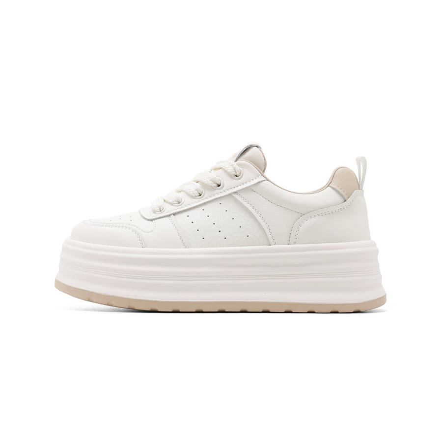 C°BANNER Low top Skateboard Shoes Women's Beige Apricot