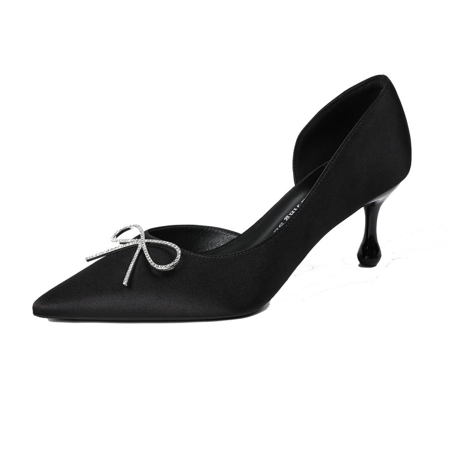 JIUXINGDAO High Heels Women's Gray Nude