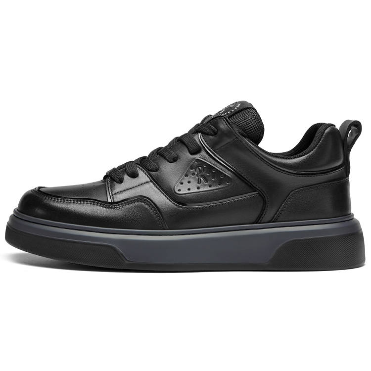ROBERTA DI CAMERINO Textile, Cow Leather Height Increasing Low top Skateboard Shoes Men's