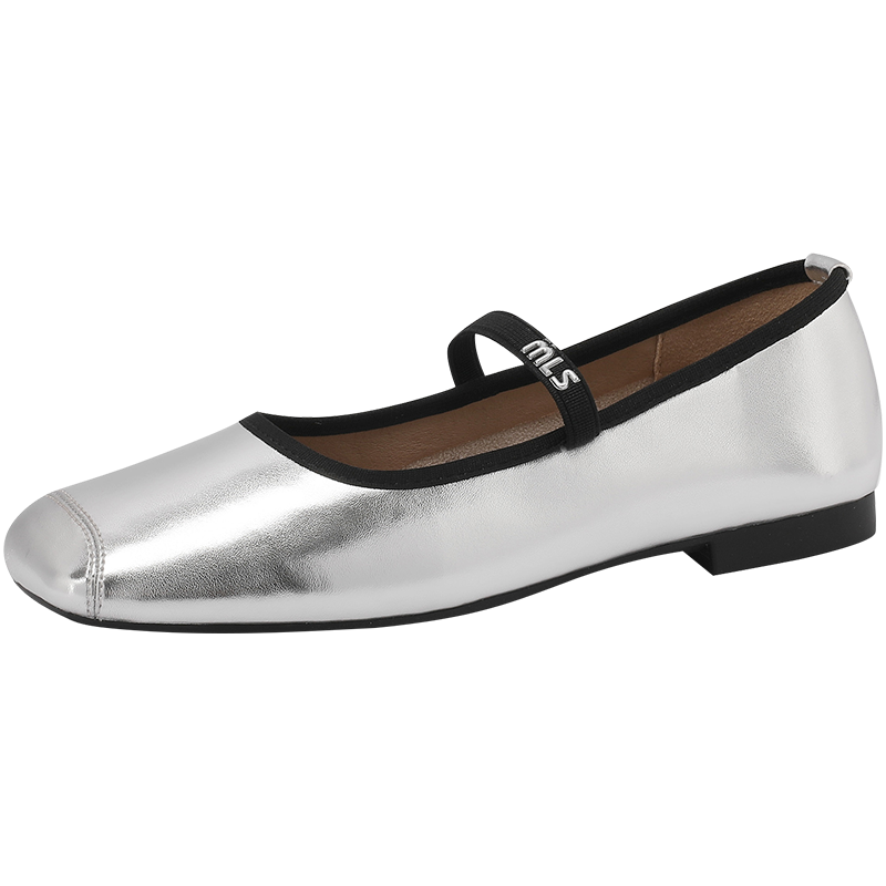 Mulinsen Synthetic Leather Chunky Heel Mary Jane Shoes 2.5cm Women's