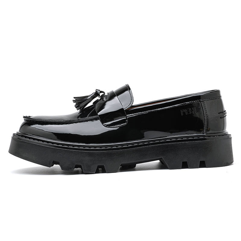 PEHL Men's Casual Shoes Men's Low Top Black/Green