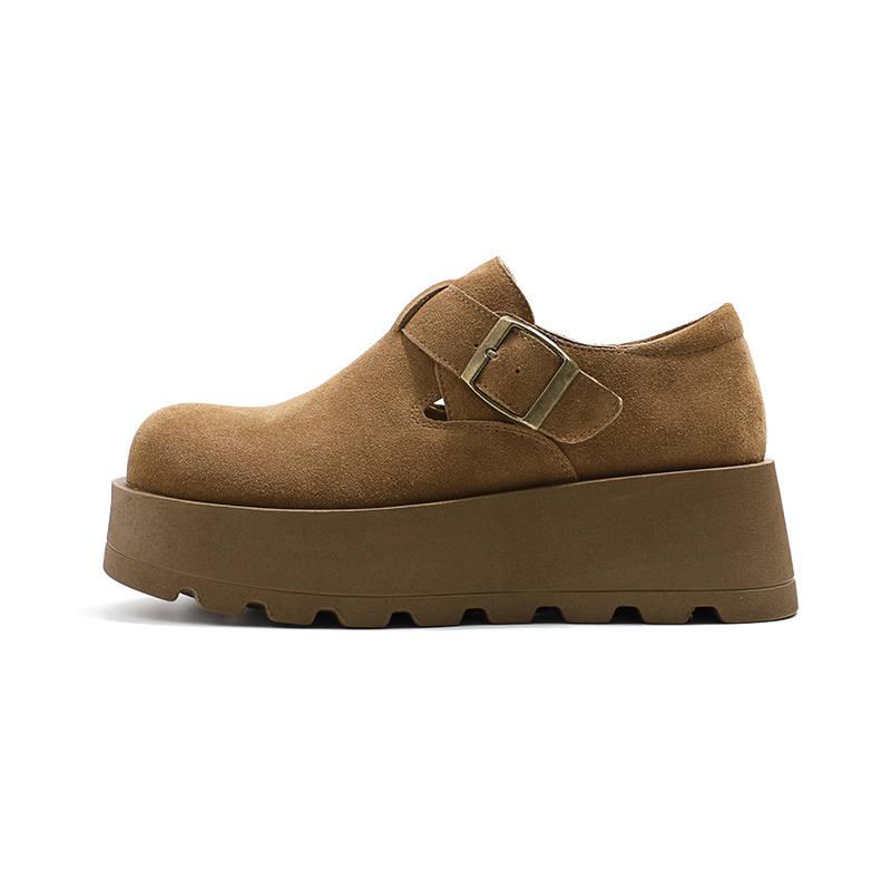 MIS. DANNY Nubuck Platform Fleece Lined Versatile Casual Shoes Women's