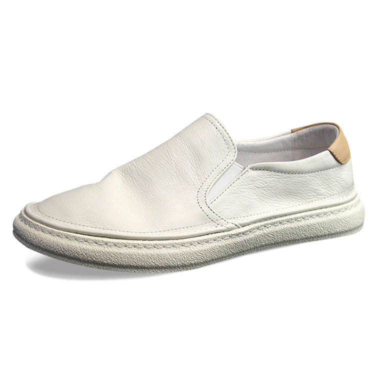 SENJIALUO Top Grain Cow Leather Casual Shoes Men's