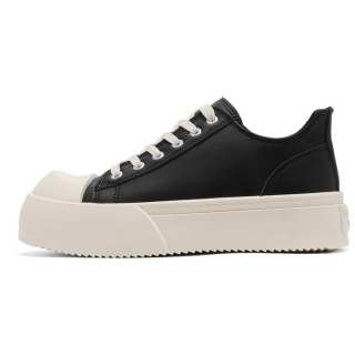 PEDLOR Low top Skateboard Shoes Unisex Black