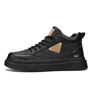 I&Z Microfiber Leather High top Skateboard Shoes Men's