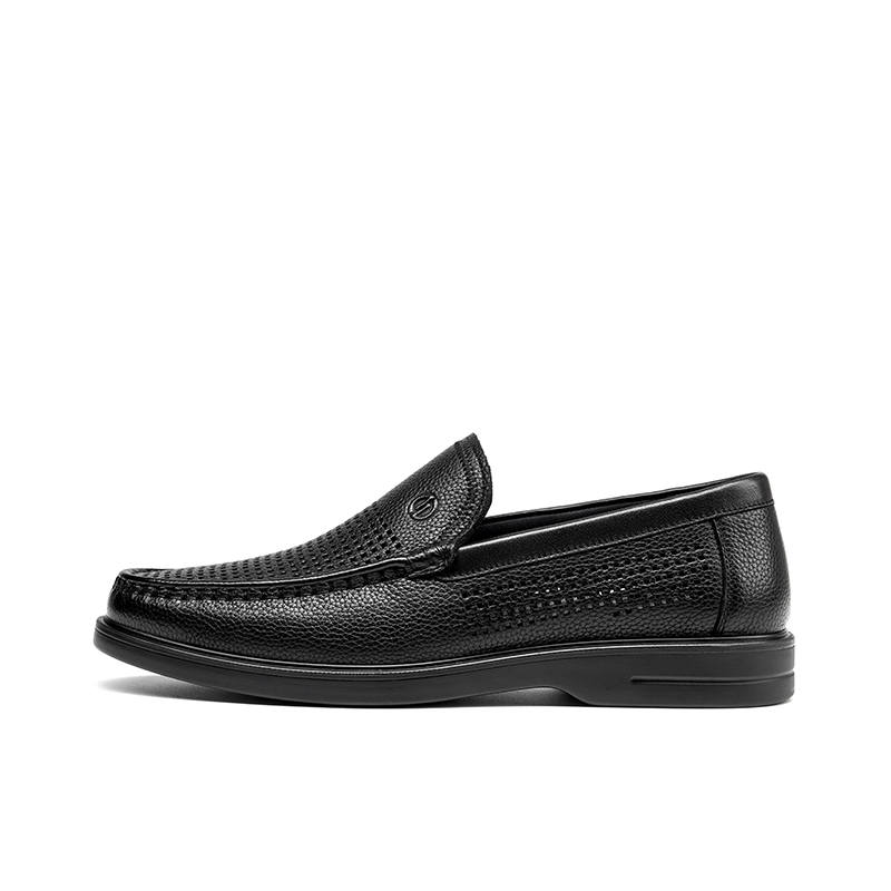 HARSON HARSON Cow Leather Casual Shoes Men's Black