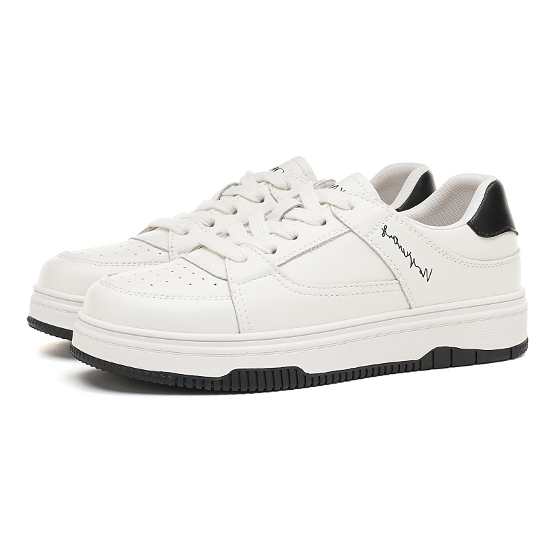 AOKANG Abrasion Resistant Low top Skateboard Shoes Women's White