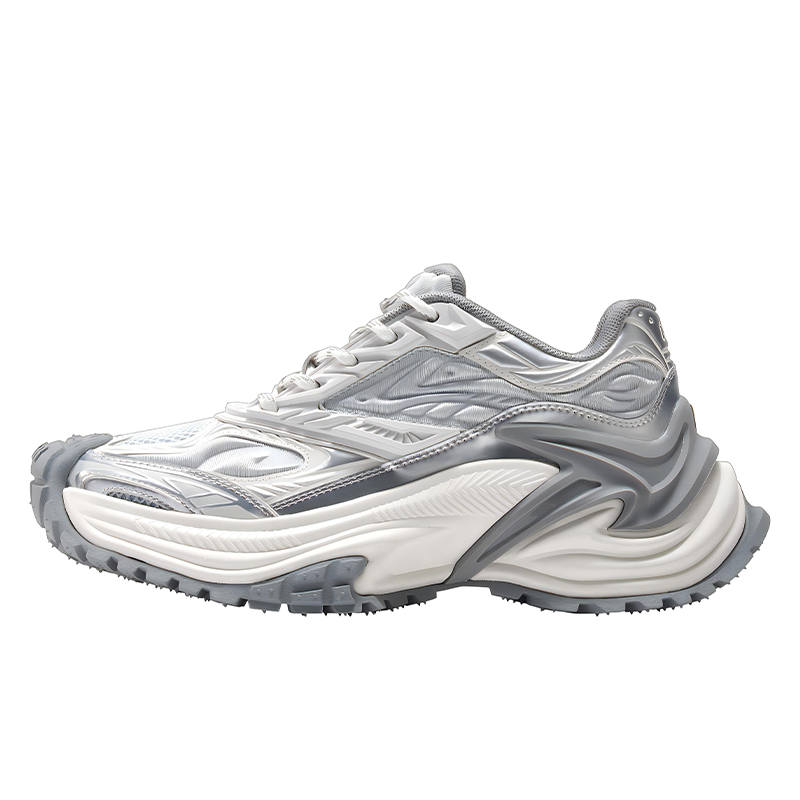 OGR Cobra Low top Running Shoes Unisex Beiya Silver