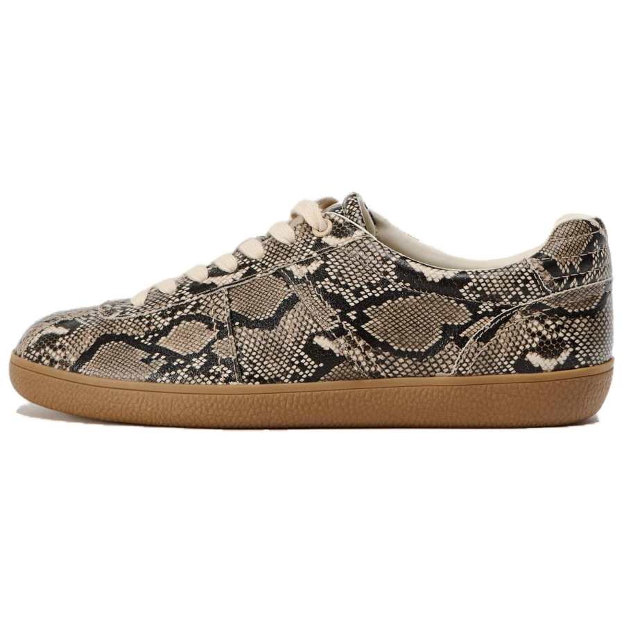ZARA Slip Resistant Slip Resistant Low top Skateboard Shoes Women's Brown Black