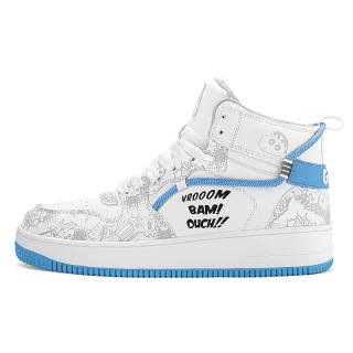 Crayon Shinchan High top Skateboard Shoes Unisex