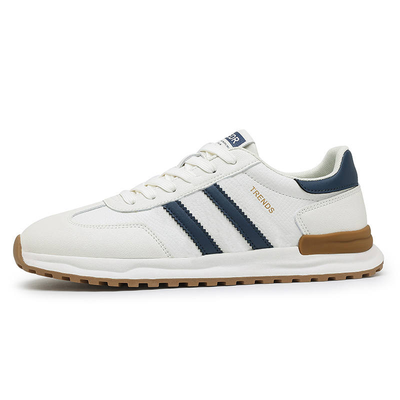 SENGUIBUCK Casual Shoes Men's Low Top Beige Blue/Beige Green