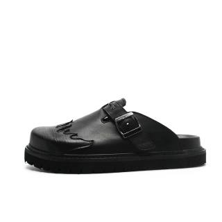 CHAOSHU Closed Toe Slippers Men's Black