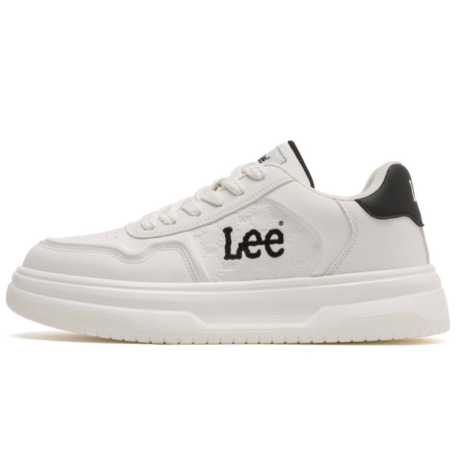 Lee White Sneakers Slip Resistant Low top Skateboard Shoes Men's