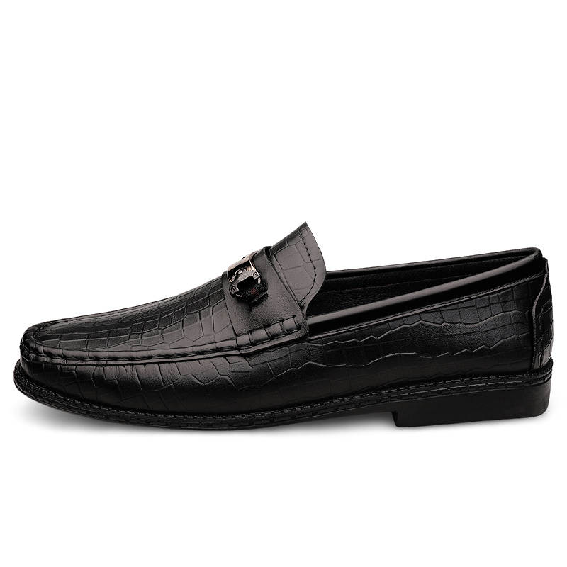 CKVUSAMG Top Grain Cow Leather Gommino Loafers Unisex