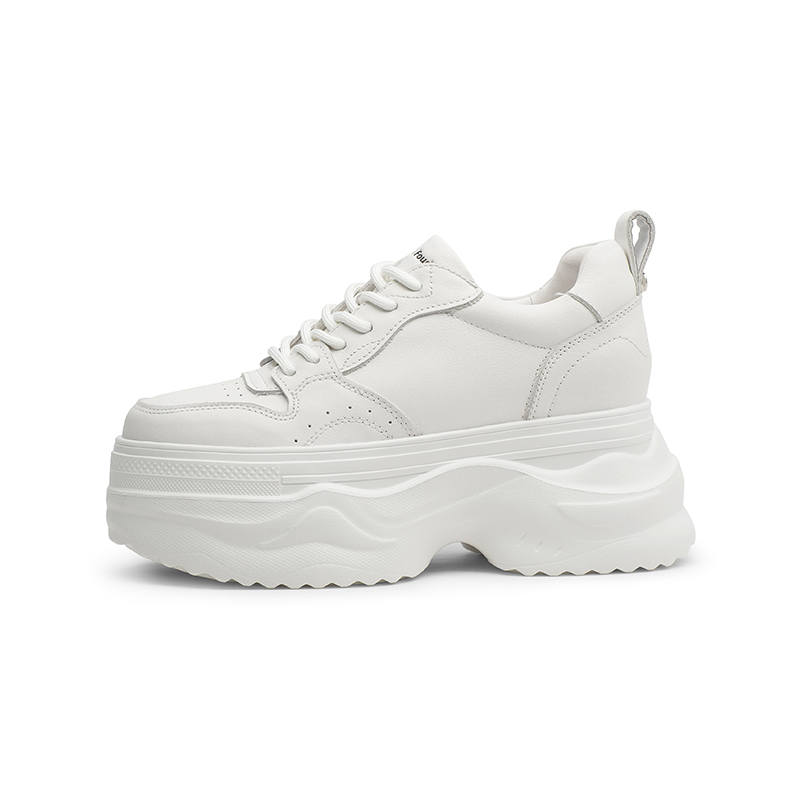 Coup De Foudre Cow Leather Cushioning Height Increasing Cushioning Height Increasing Low top Casual Shoes Women's