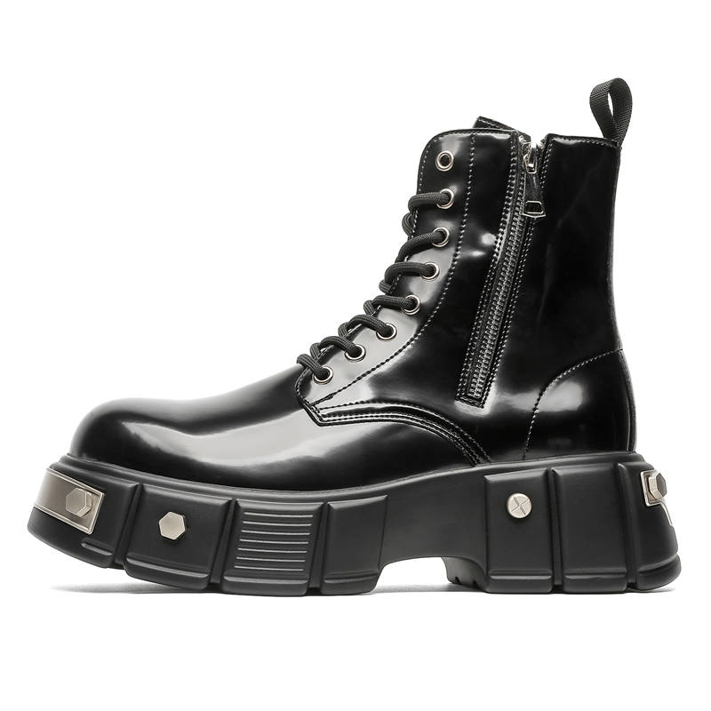 SHUPATE SHUPATE Microfiber Leather Casual Shoes Men's Black