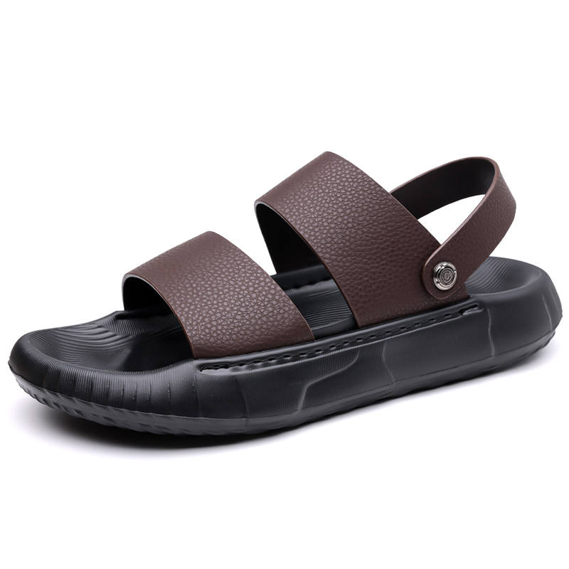 YINGLUNQISHI Beach Sandals Men's Brown