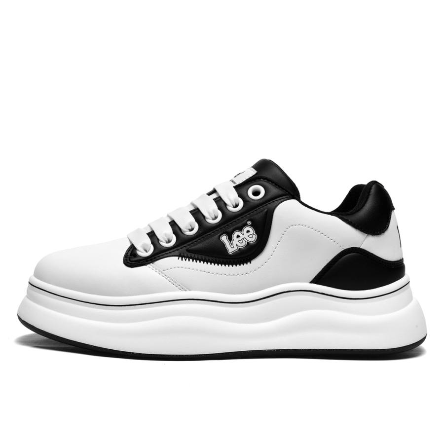 Lee Versatile Trendy, White Sneakers, Classic Fashion Commute Abrasion Resistant Low top