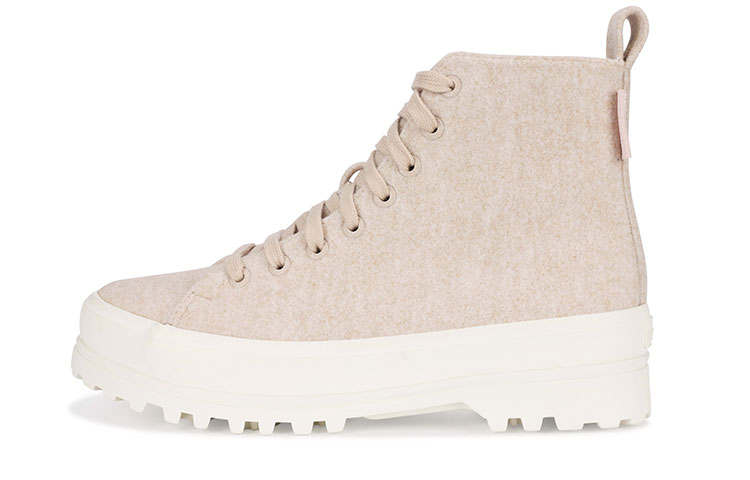 SUPERGA High top Casual Shoes Women's Beige