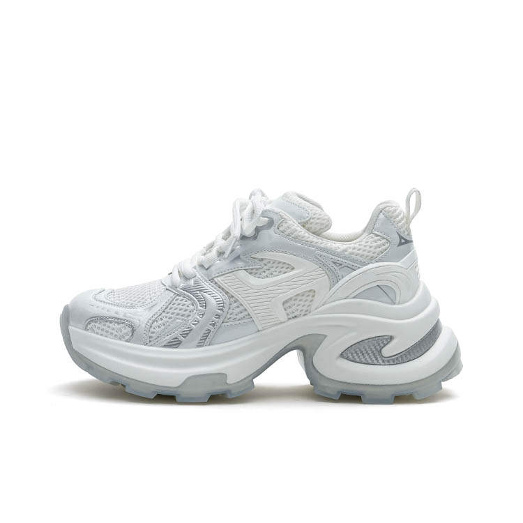 MASOOMAKE Mesh Breathable Height Increasing Breathable Height Increasing Chunky Sneakers Women's
