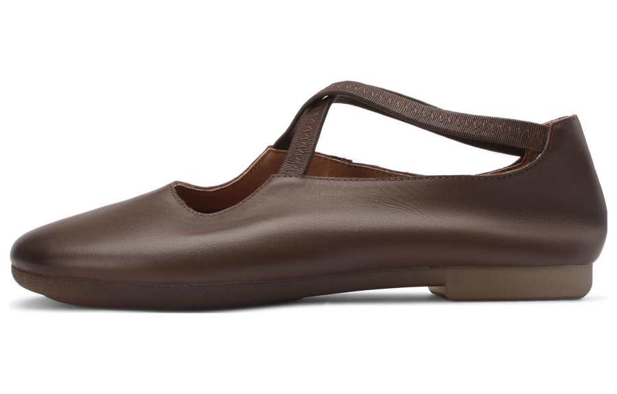OCCAMAN Top Grain Cow Leather Casual Shoes Women's
