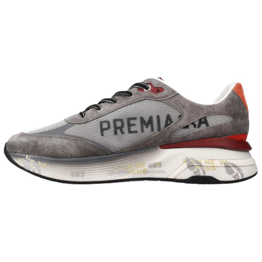 PREMIATA Moerun Low top Casual Shoes Men's Gray