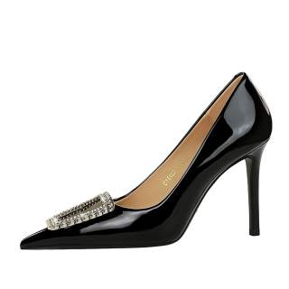 QITUMAUL Slim Heel High Heels 10cm Women's