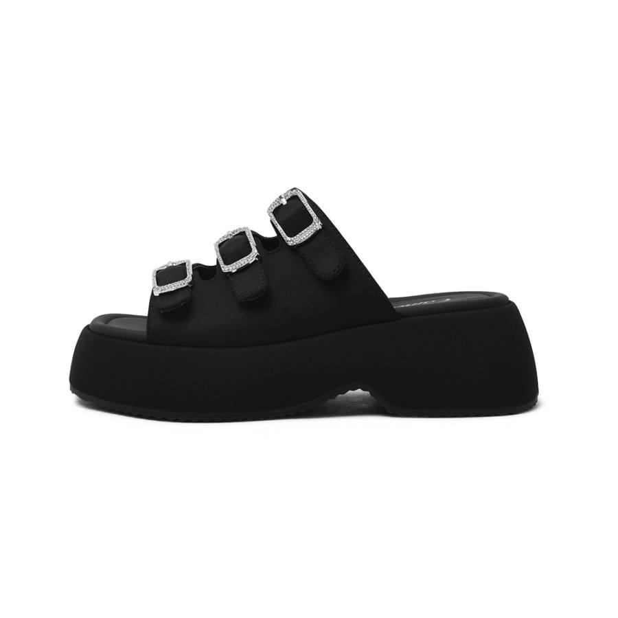 CAMEIDO Slip Resistant Slip Resistant Slide Slippers Women's Black
