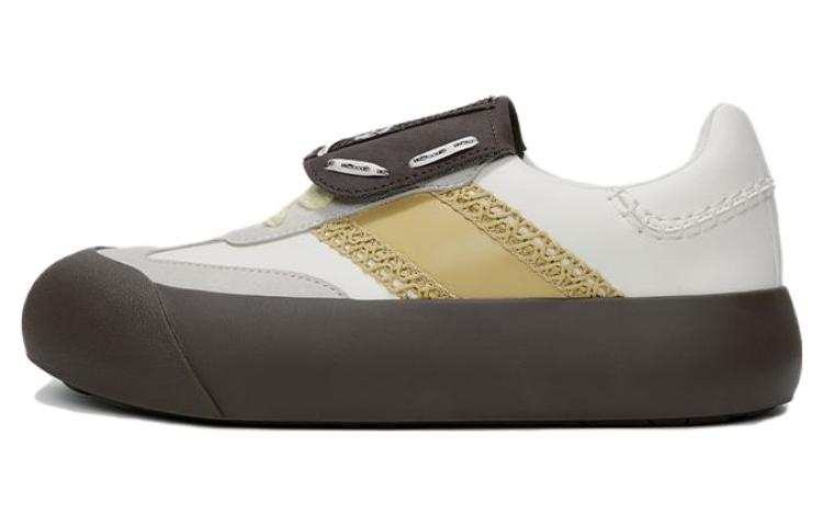 GOOD BAI DUM Low top Skateboard Shoes Unisex Beige Yellow