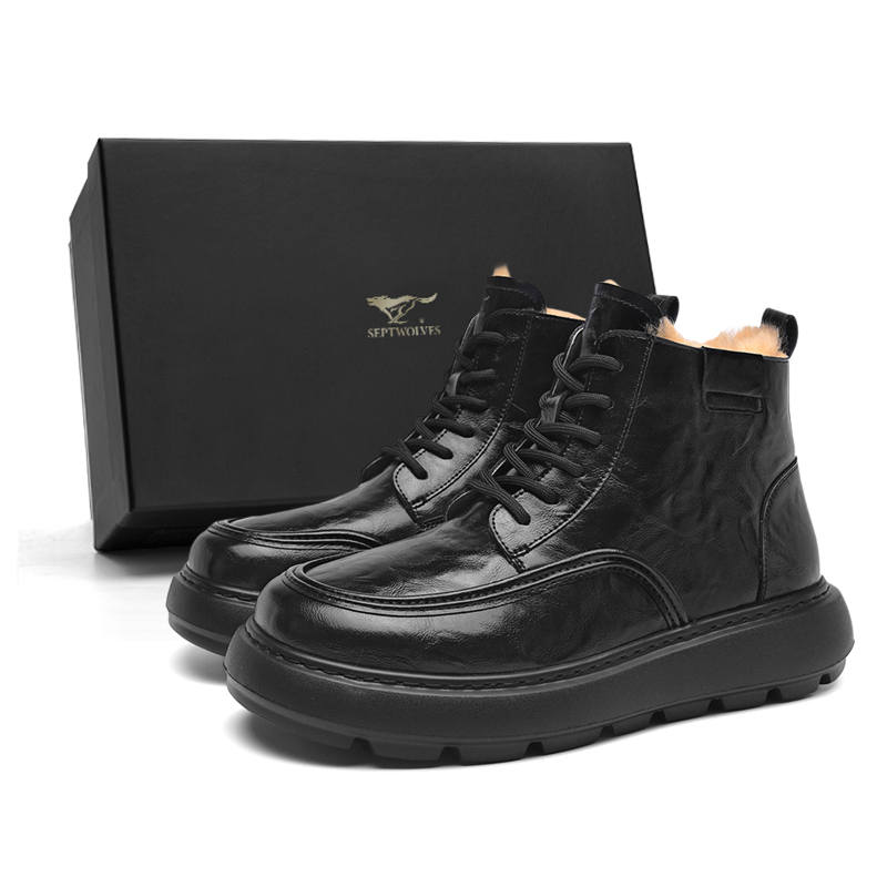 SEPTWOLVES SEPTWOLVES Short Mid Calf Combat Boots Men's