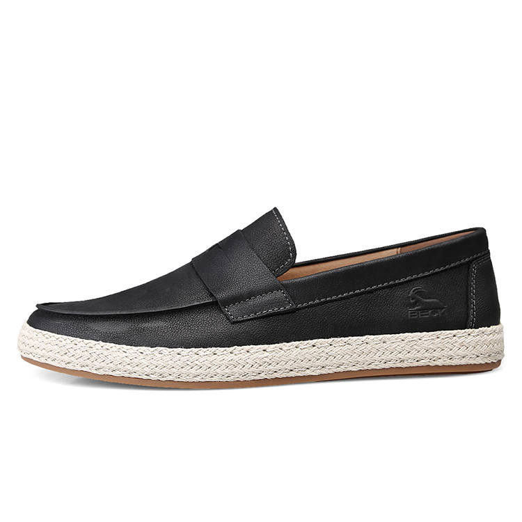 BECK Cow Leather Casual Leather Shoes Men's