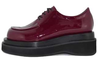 URIMERA Top Grain Cow Leather Casual Shoes Women's Burgundy