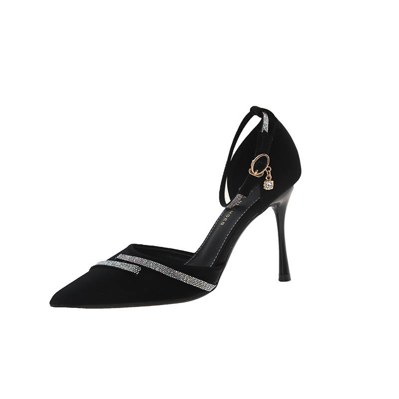 CAOZE Microfiber Leather Slim Heel Women's 8cm Women's