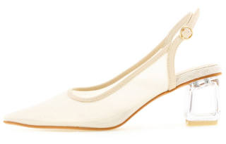 RANDA Fabric Slim Heel High Heels Women's