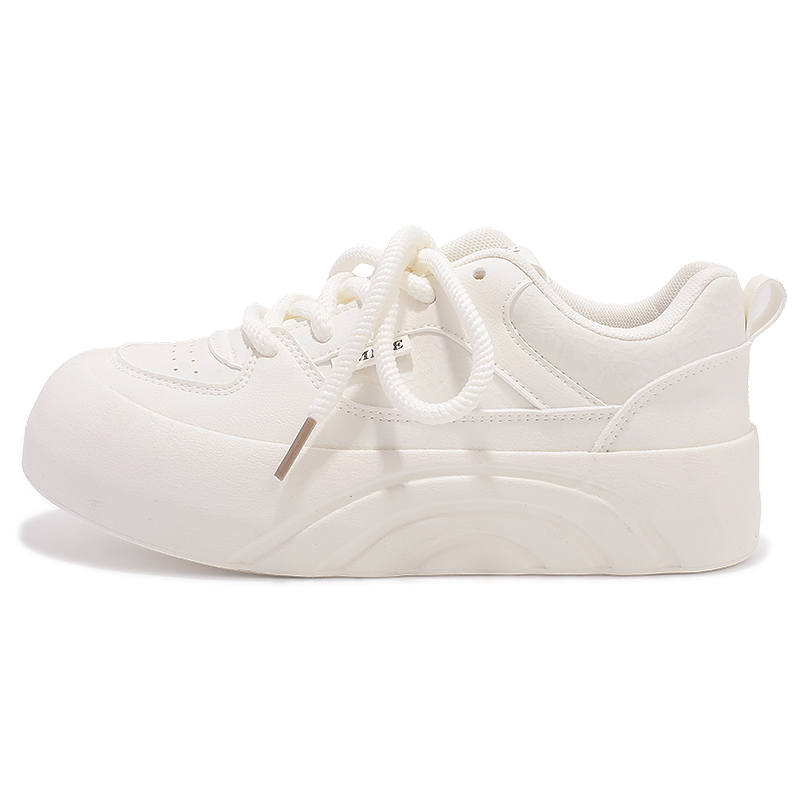 SNXR Pu Slip Resistant Abrasion Resistant Slip Resistant Abrasion Resistant Low top Skateboard Shoes Women's Beige