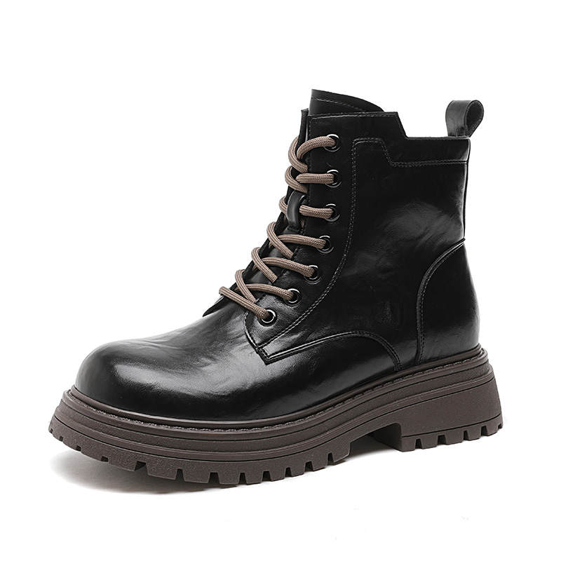 Devanro Devanro Short Combat Boots 4.5cm Women's
