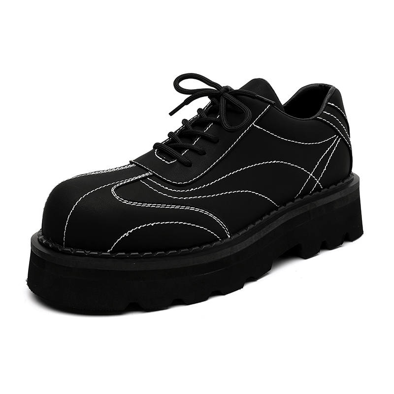 GIHO Men's Casual Shoes Men's Low Top Black
