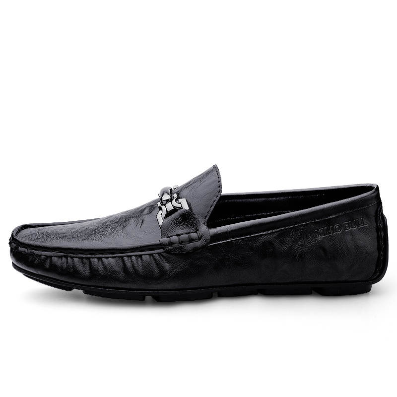 XIMO BULL Men's Casual Shoes Men's Low Top Black/Brown