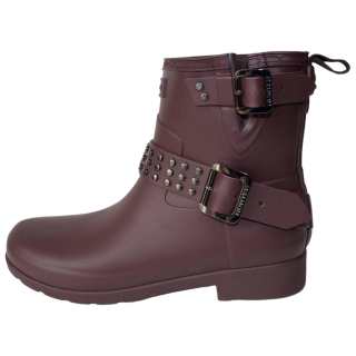 HUNTER Refined Ankle Boots Women's Red