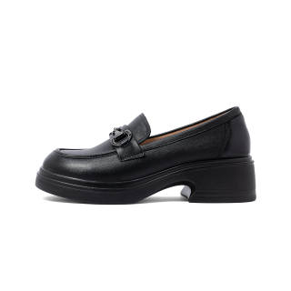 COMELY Loafers Women's Black/Ecru/Brown