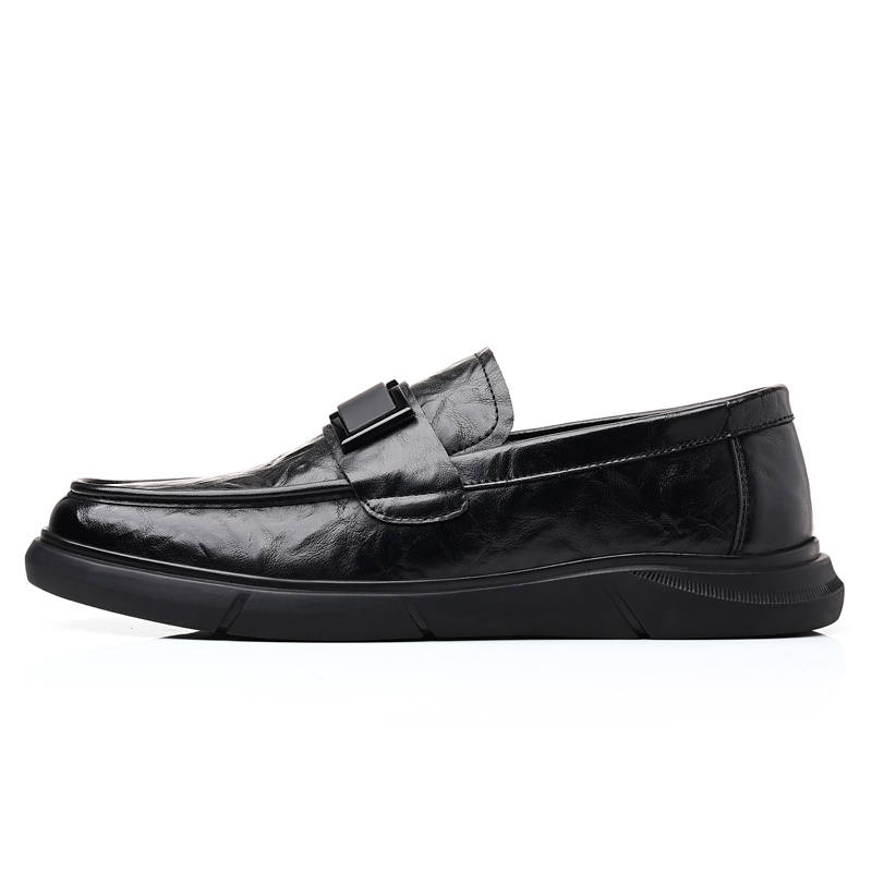 YINGLUNQISHI Top Grain Cow Leather Casual Shoes Men's
