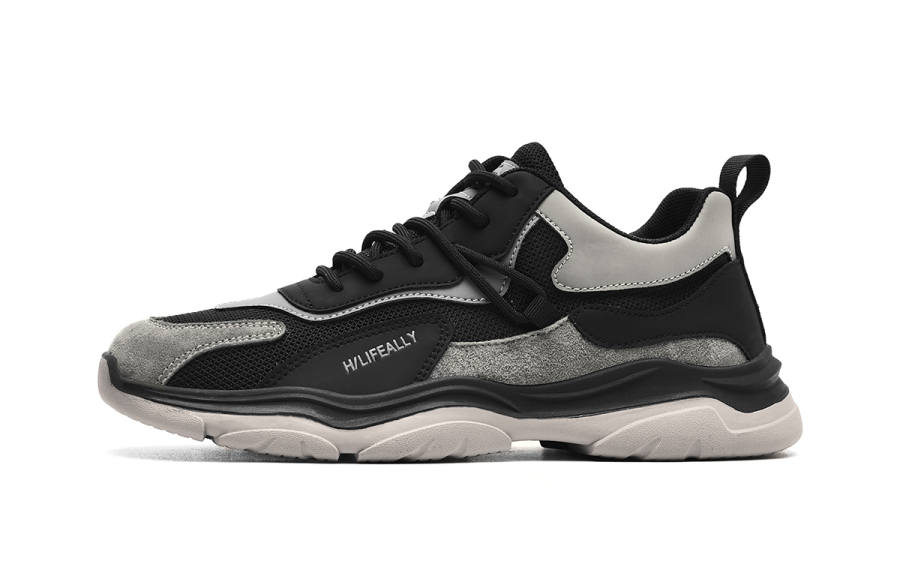 HLA Casual Shoes Men's Low Top Black, Gray