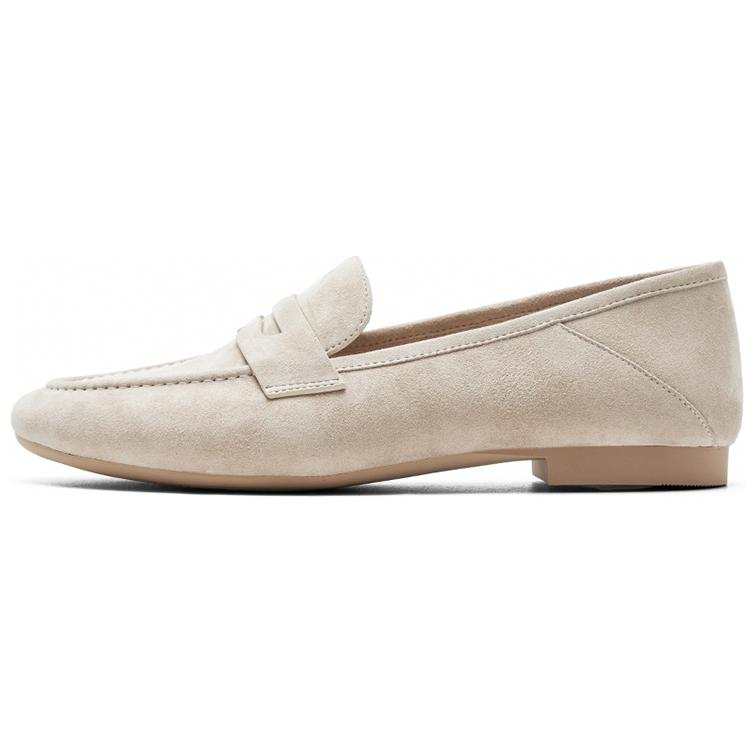 NINE WEST Sheep Suede Loafers 1CM Women's