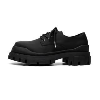 PINYI Microfiber Leather Casual Shoes Men's Black