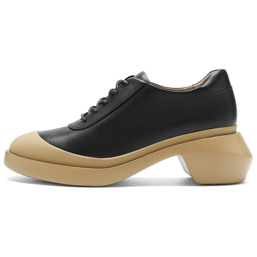 NINE WEST Sheepskin Loafers 5.5cm Women's