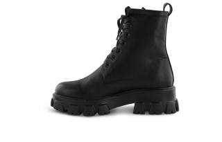 Tony Bianco Cow Split Leather Short Combat Boots Women's
