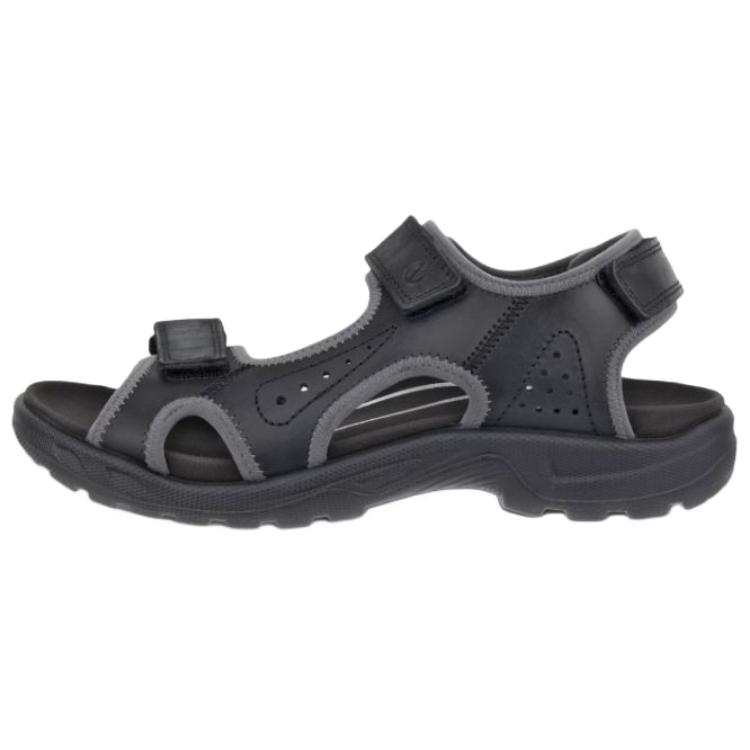 Ecco Ecco Hike Leather Beach Sandals Men's Black