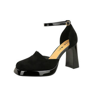BIGTREE Suede High Heels Women's