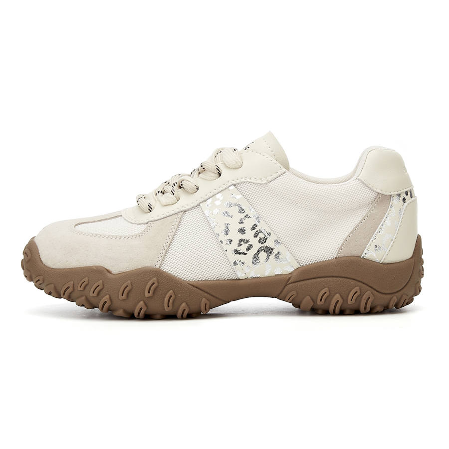 SHOUBA Fabric Breathable Lightweight Breathable And Lightweight Low top Casual Shoes Women's Beige